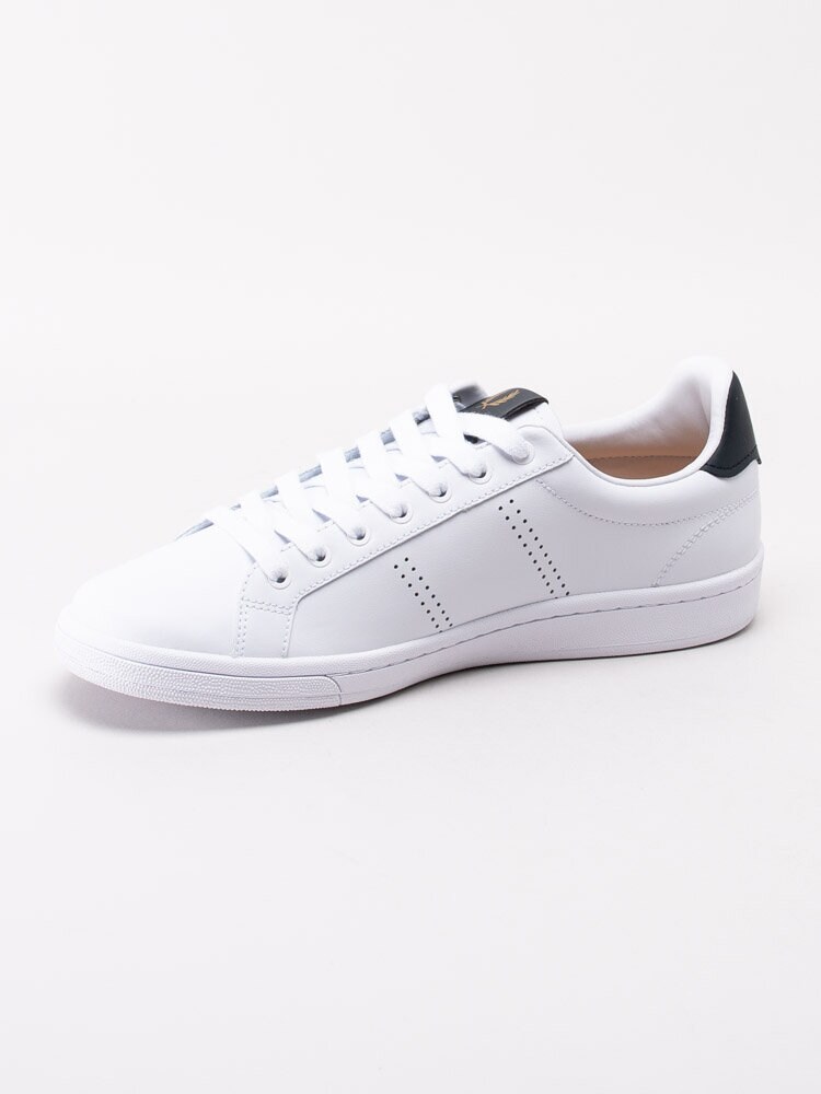Fred Perry - B721 Leather - Vita tennis sneakers i skinn