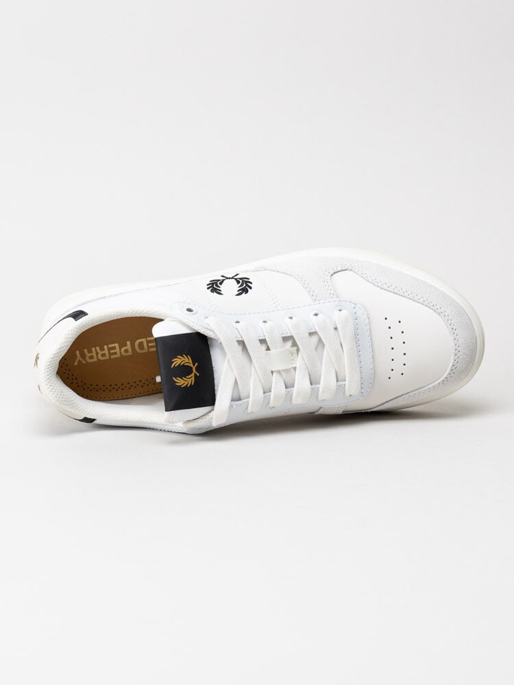 Fred Perry - B300 Leather - Vita sneakers i skinn