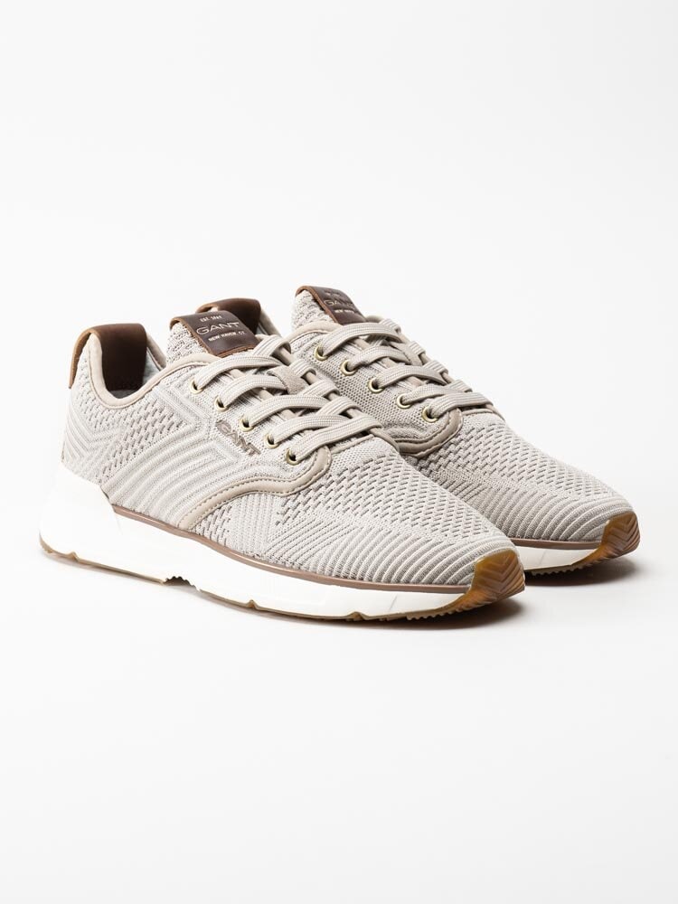 Gant Footwear - Beeker Sneaker - Beige sneakers i textil