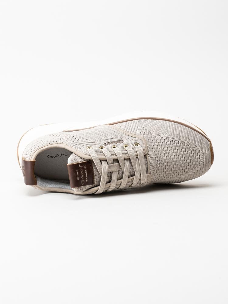 Gant Footwear - Beeker Sneaker - Beige sneakers i textil