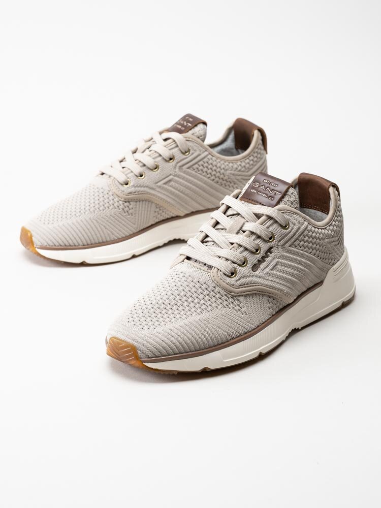 Gant Footwear - Beeker Sneaker - Beige sneakers i textil