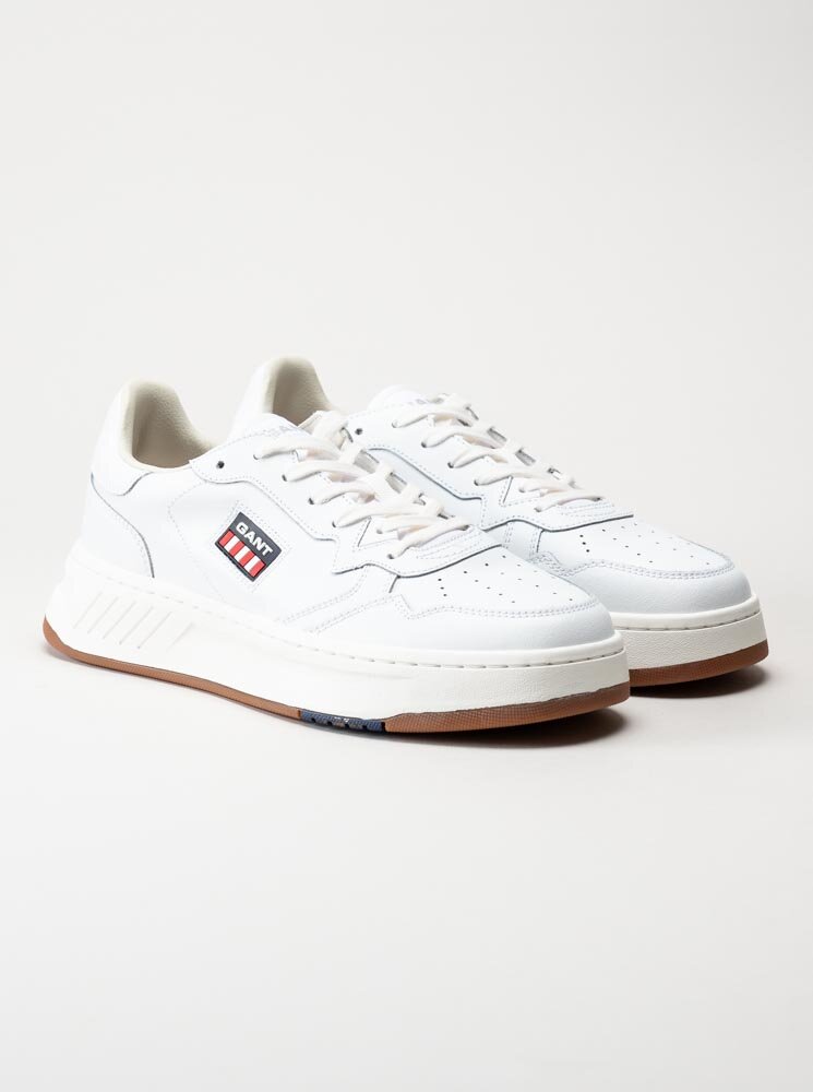 Gant Footwear - Kazpar - Vita sneakers i skinn