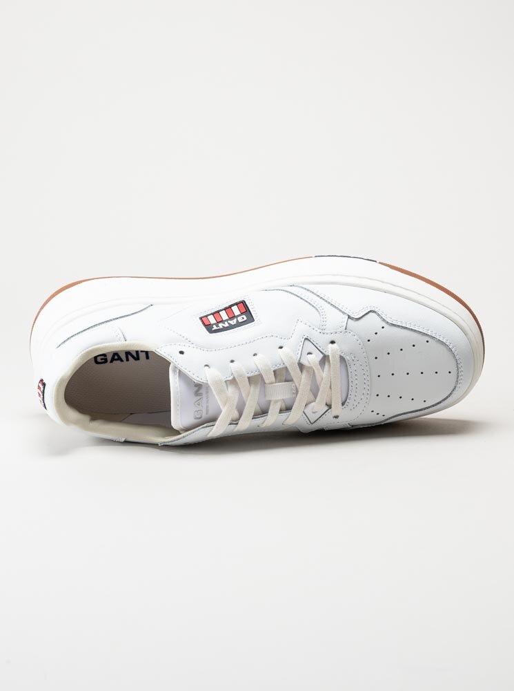 Gant Footwear - Kazpar - Vita sneakers i skinn