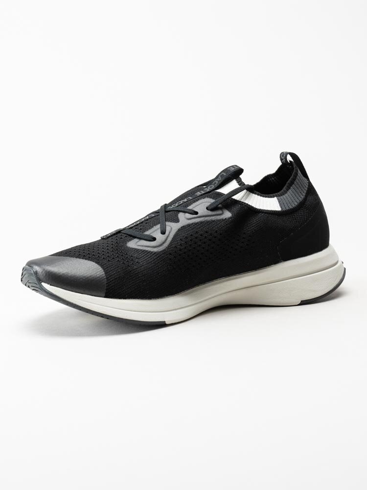 Lacoste - Run Spin Knit 0121 1 - Svarta slip on sneakers i textil