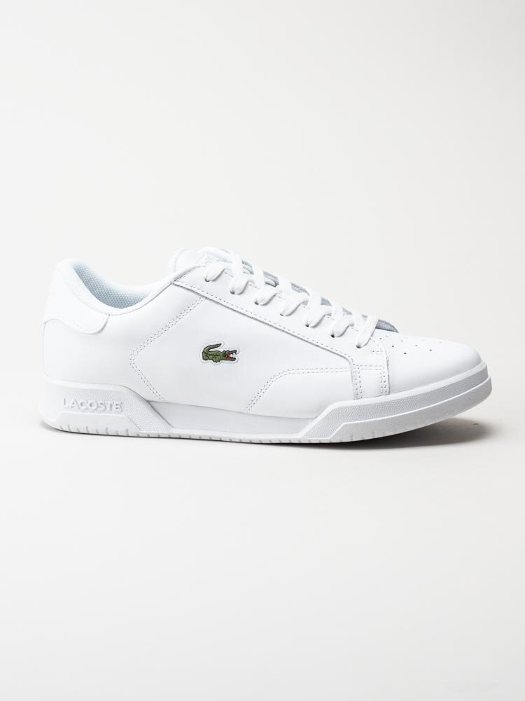 Lacoste - Twin Serve 0721 2 - Vita sneakers i skinn