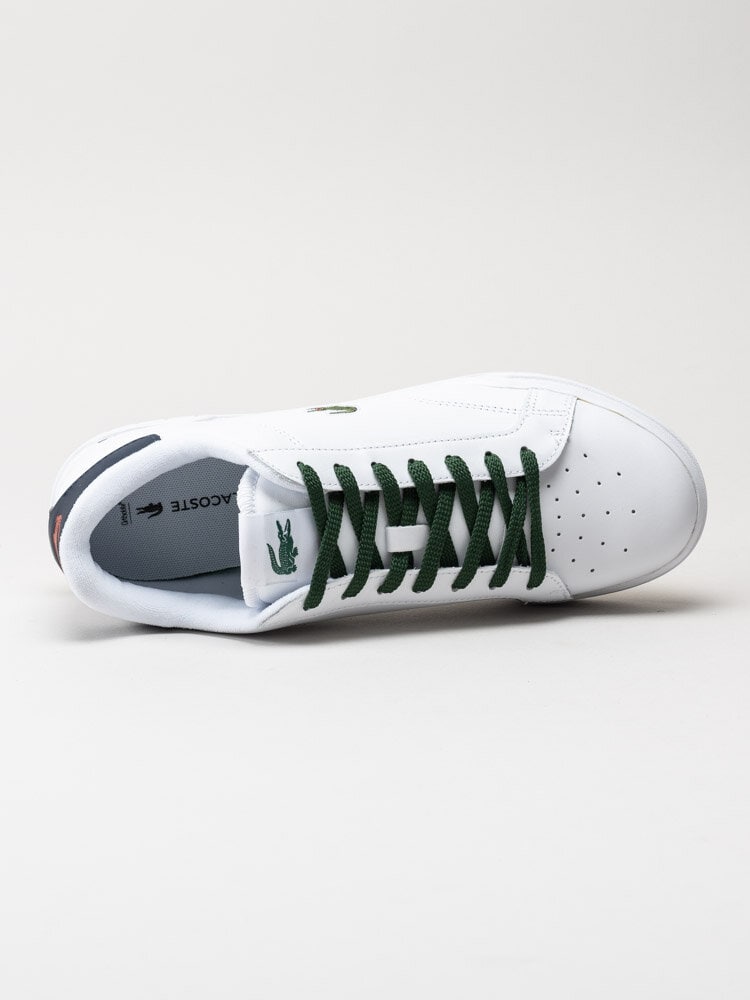 Lacoste - Twin Serve 0721 2 - Vita sneakers i skinn