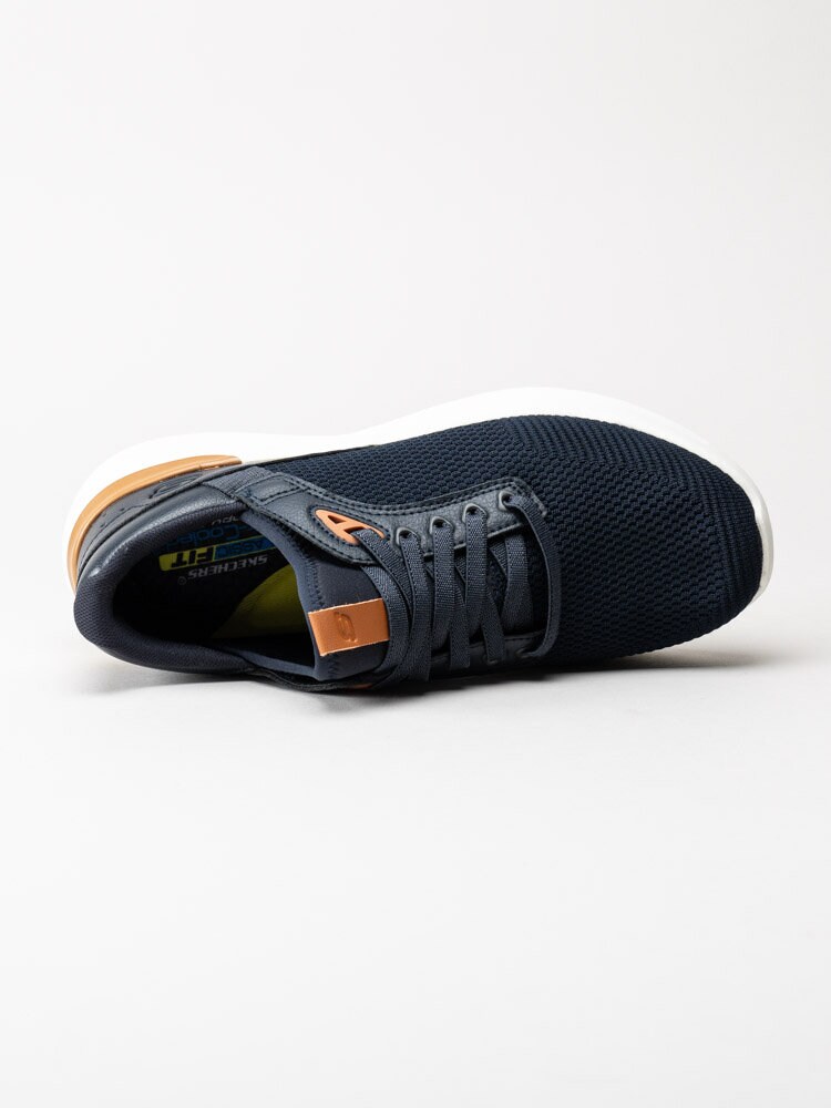 Skechers - Mens Lattimore - Blå sportiga sneakers i textil