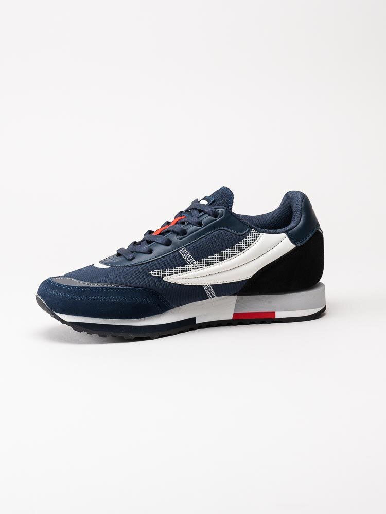 FILA - Retronique 22 - Mörkblå retrosneakers med röda och vita detaljer
