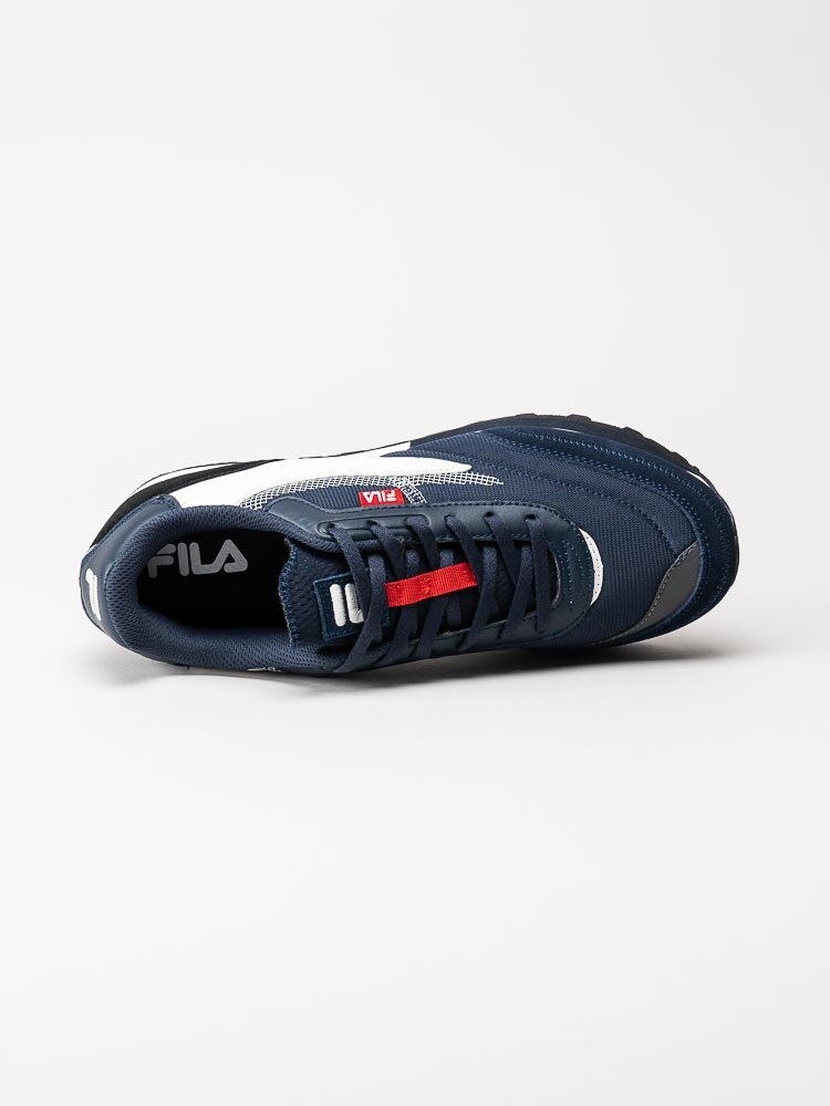 FILA - Retronique 22 - Mörkblå retrosneakers med röda och vita detaljer
