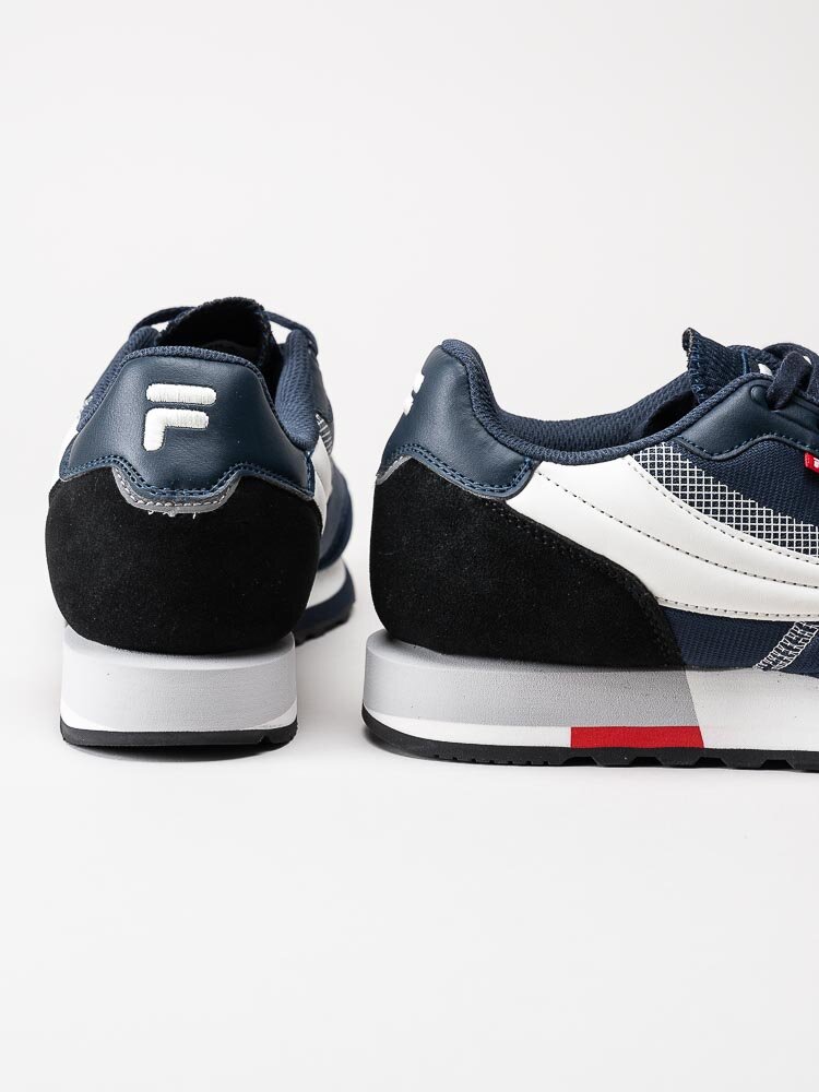 FILA - Retronique 22 - Mörkblå retrosneakers med röda och vita detaljer