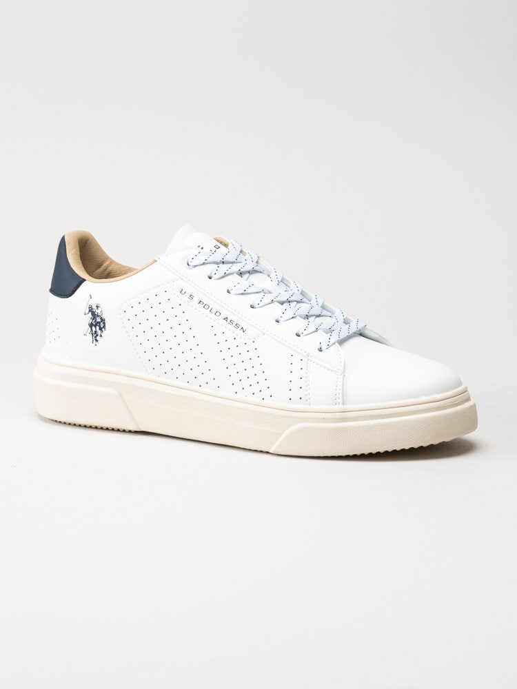 U.S. Polo Assn. - Urus - Vita sneakers i skinnimitation