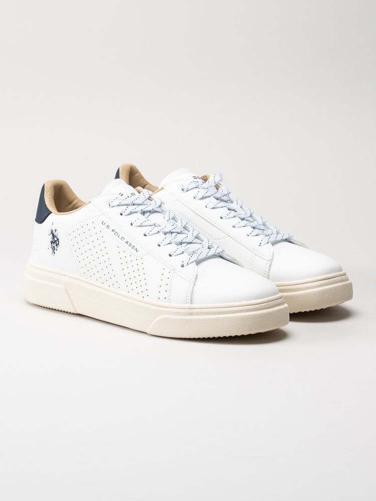 U.S. Polo Assn. - Urus - Vita sneakers i skinnimitation