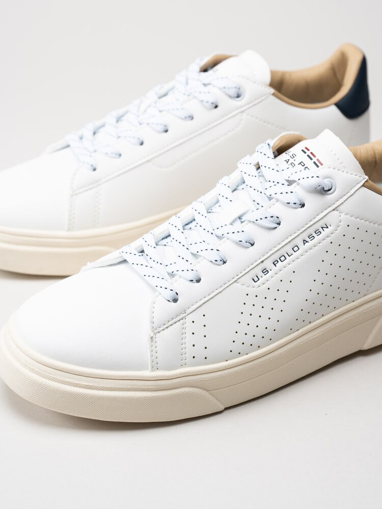 U.S. Polo Assn. - Urus - Vita sneakers i skinnimitation