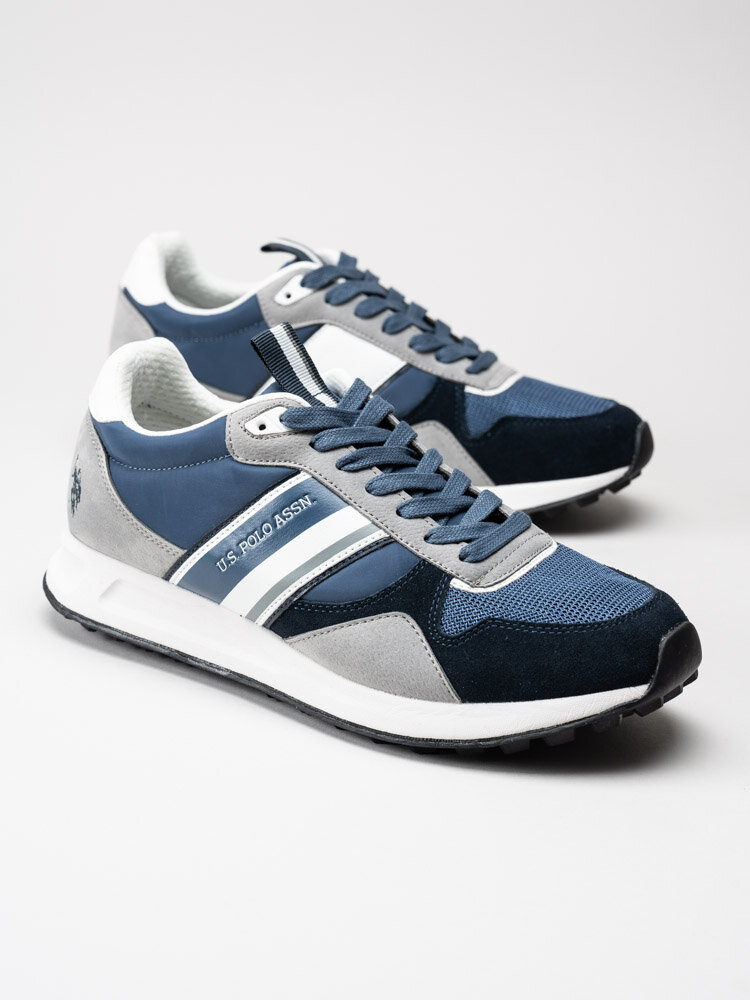 U.S. Polo Assn. - Logan - Blå grå sneakers