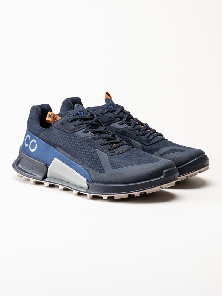 Ecco - Biom 2.1 X Country M - Marinblå sportiga sneakers i textil