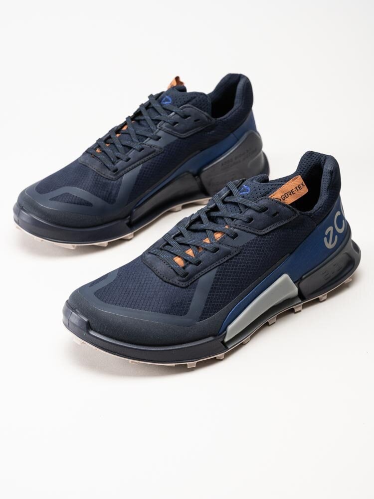 Ecco - Biom 2.1 X Country M - Marinblå sportiga sneakers i textil