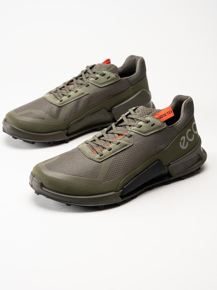 Ecco - Biom 2.1 X Country M - Gröna sportiga sneakers i textil