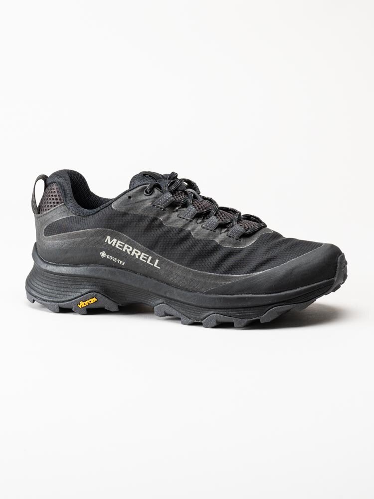 Merrell - Moab Speed GTX - Svarta grova promenadskor med Gore-Tex