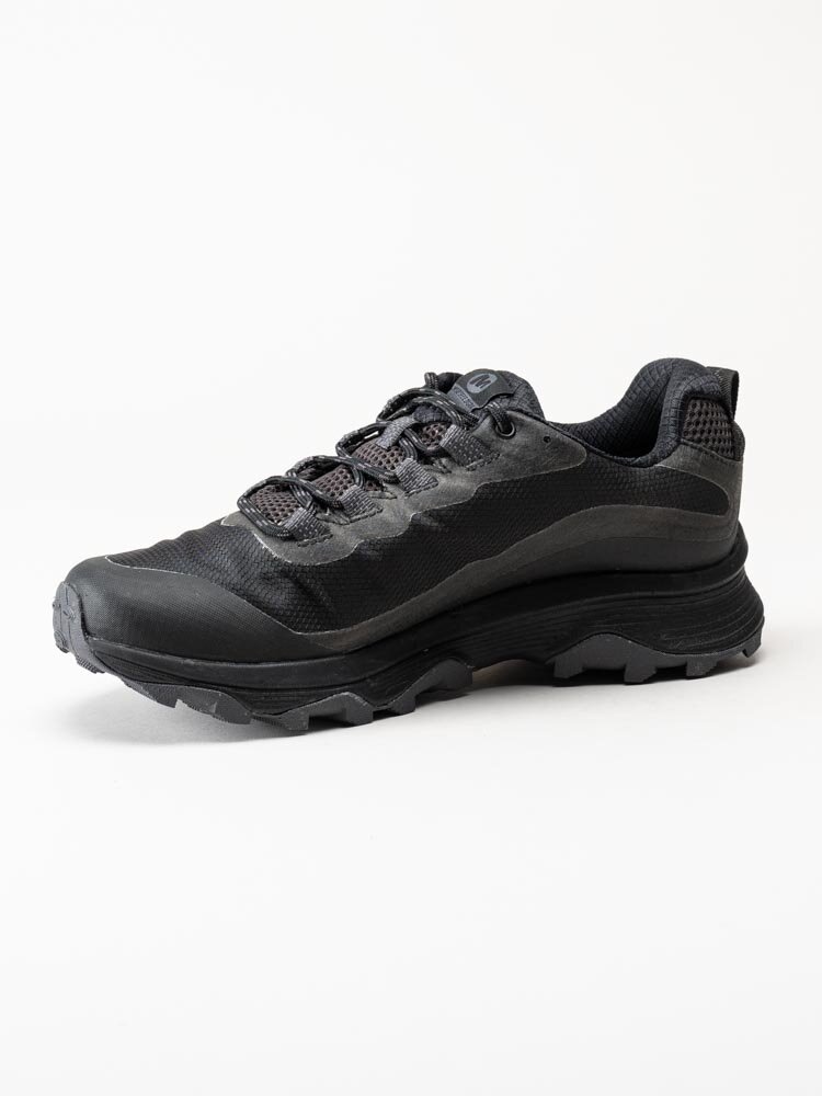 Merrell - Moab Speed GTX - Svarta grova promenadskor med Gore-Tex