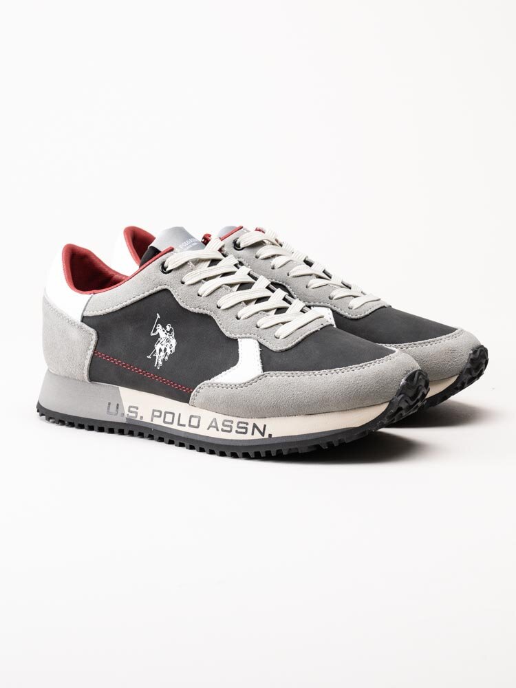 U.S. Polo Assn. - Cleef002 - Grå sneakers i mocka