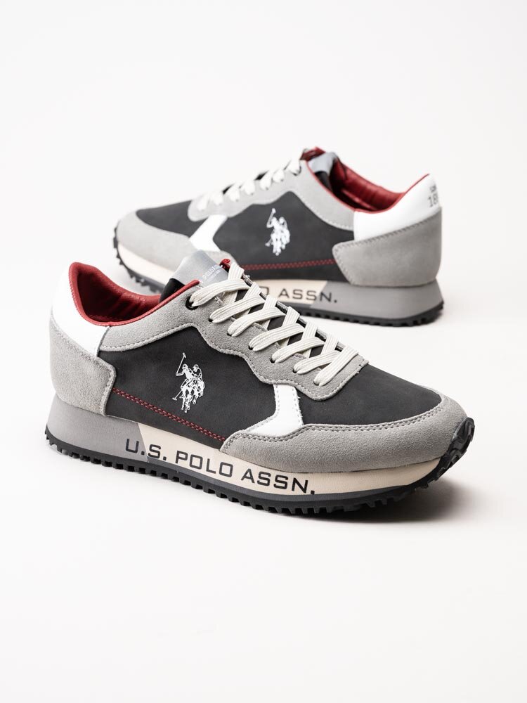 U.S. Polo Assn. - Cleef002 - Grå sneakers i mocka