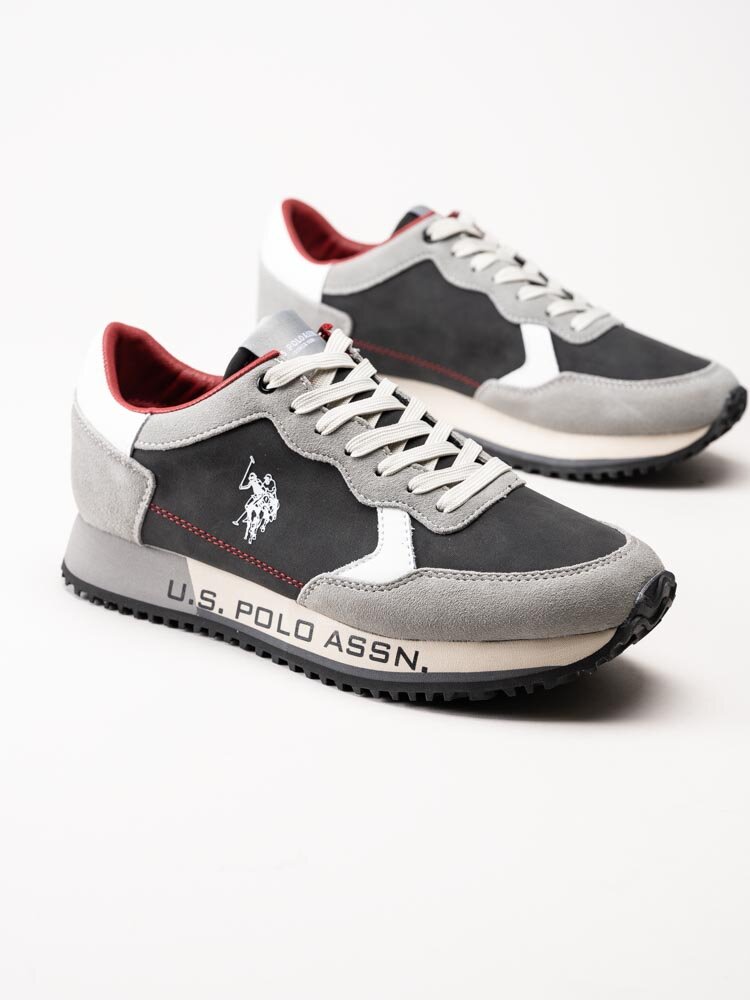 U.S. Polo Assn. - Cleef002 - Grå sneakers i mocka