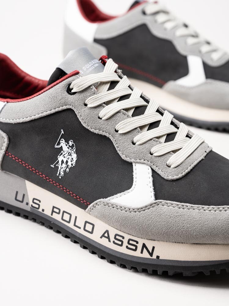 U.S. Polo Assn. - Cleef002 - Grå sneakers i mocka