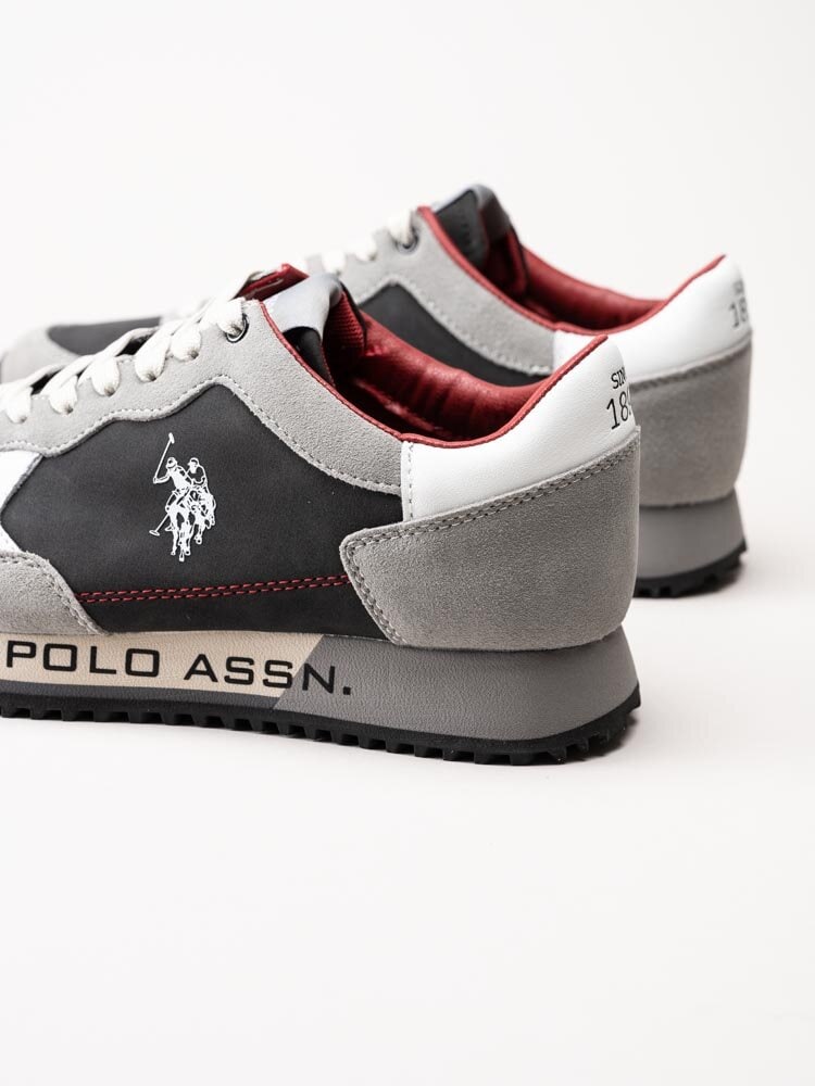 U.S. Polo Assn. - Cleef002 - Grå sneakers i mocka