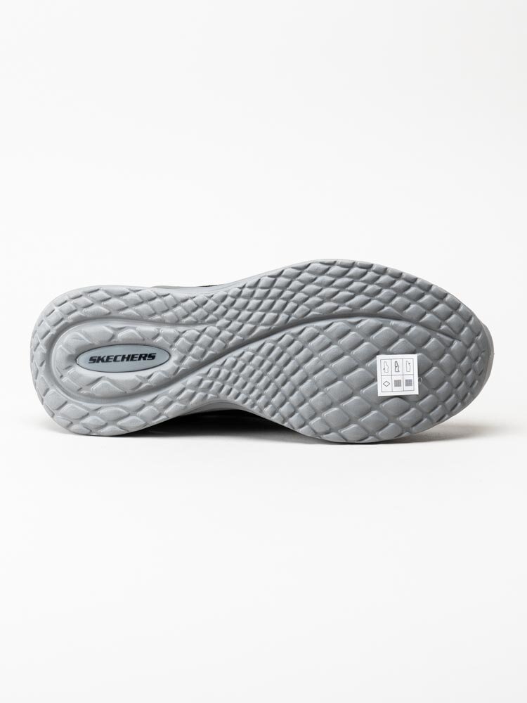 Skechers - Arch Fit Orvan - Svarta slip on sneakers i textil