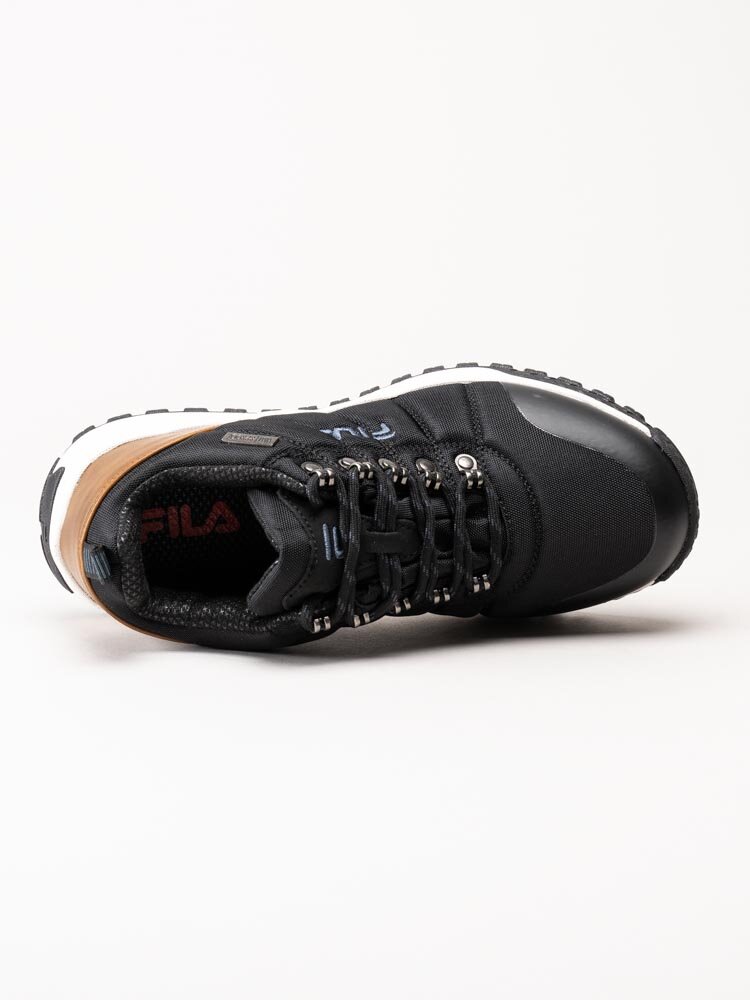 FILA - Hikerbooster Low - Svarta sneakers med bruna detaljer