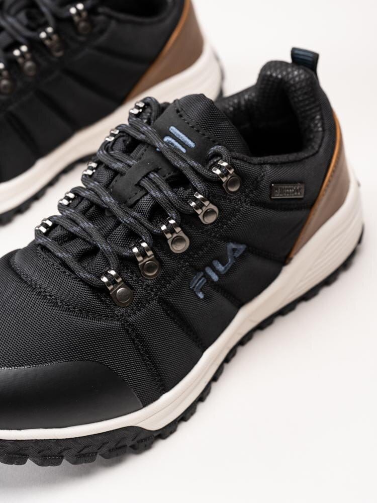 FILA - Hikerbooster Low - Svarta sneakers med bruna detaljer