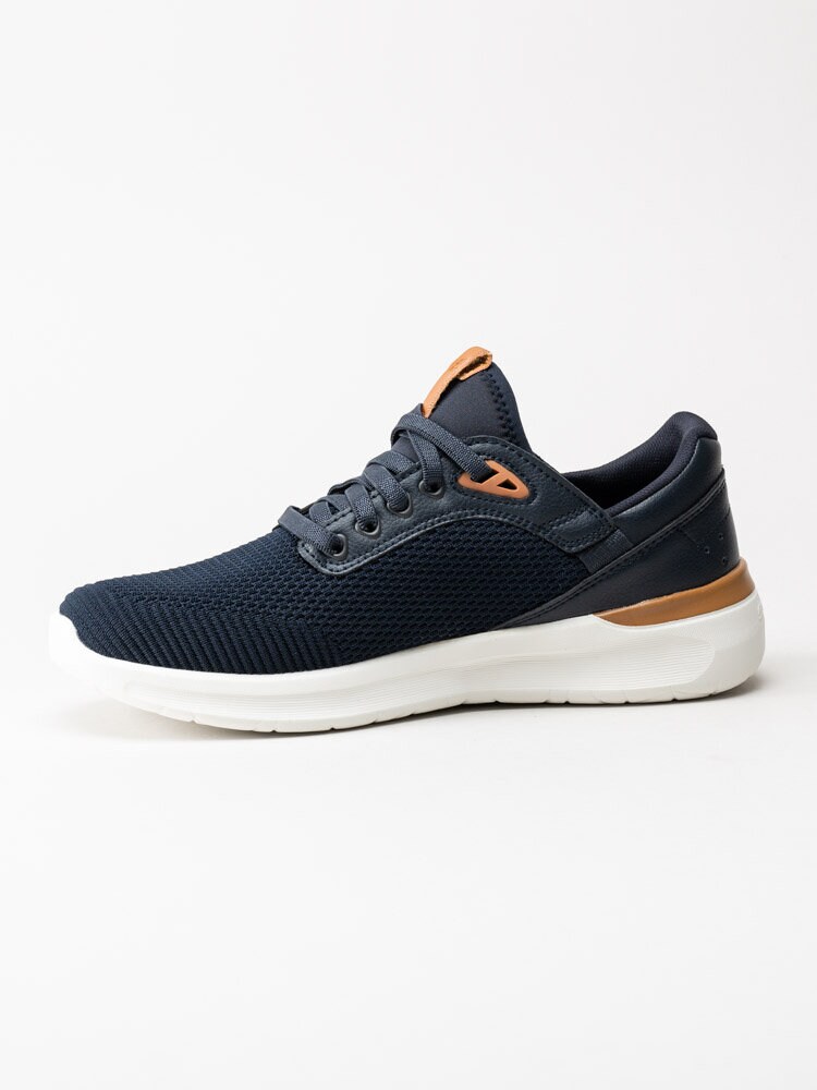 Skechers - Lattimore Lasiter - Blå sportiga sneakers i textil