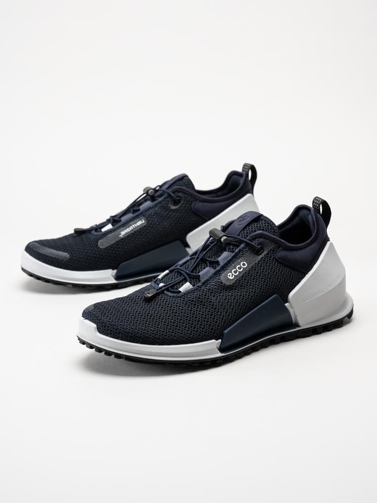 Ecco - Biom 2.0 M - Mörkblå sportiga sneakers