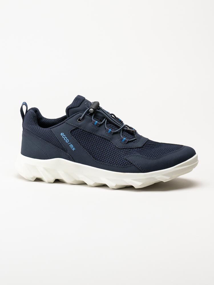 Ecco - Mx M - Mörkblå sneakers i textil