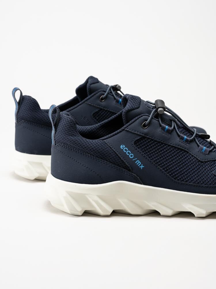 Ecco - Mx M - Mörkblå sneakers i textil