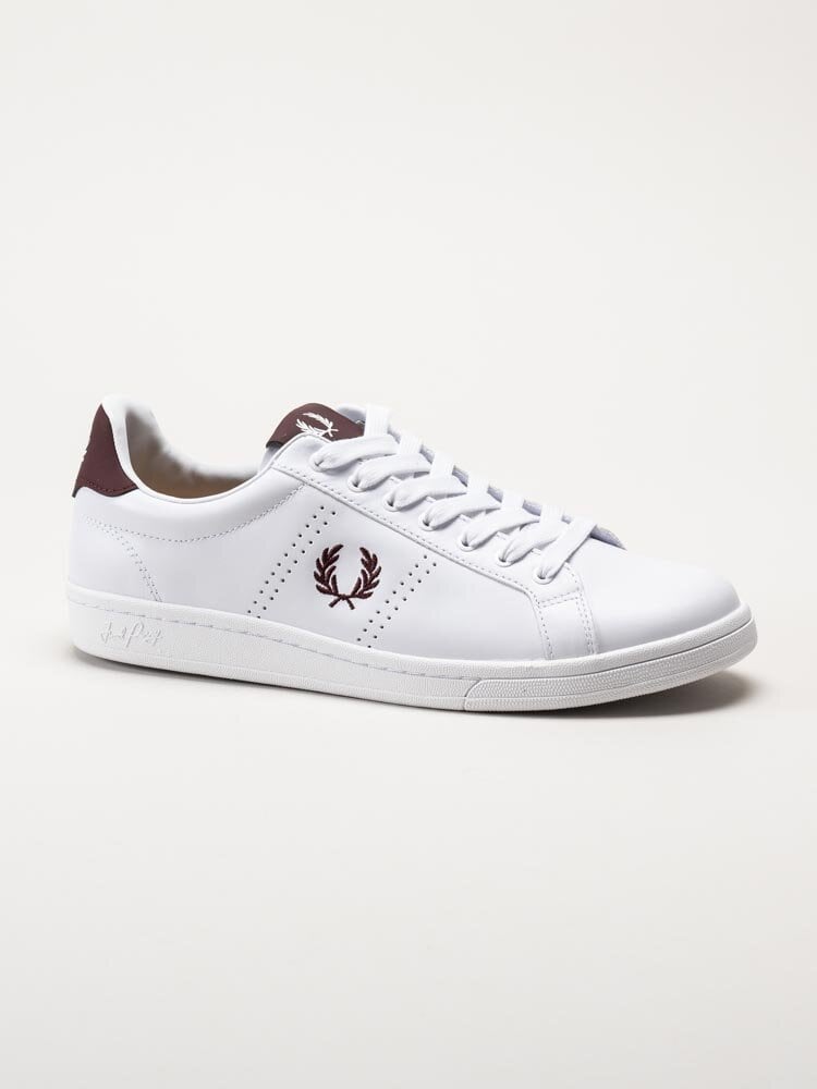 Fred Perry - B721 Leather - Vita sneakers i skinn