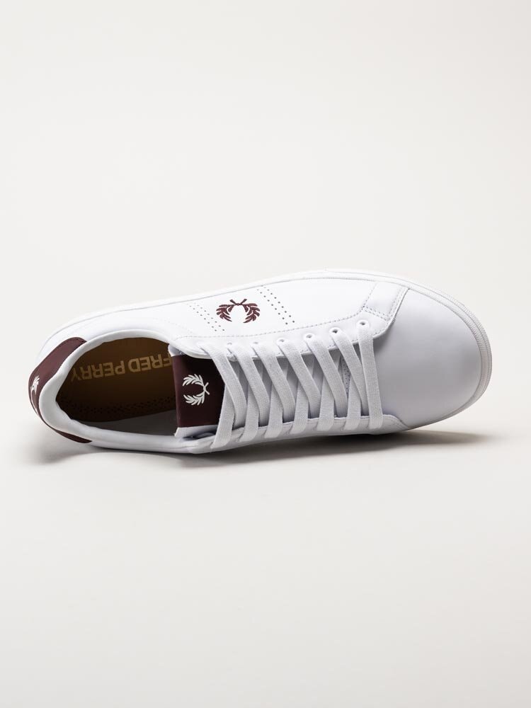 Fred Perry - B721 Leather - Vita sneakers i skinn