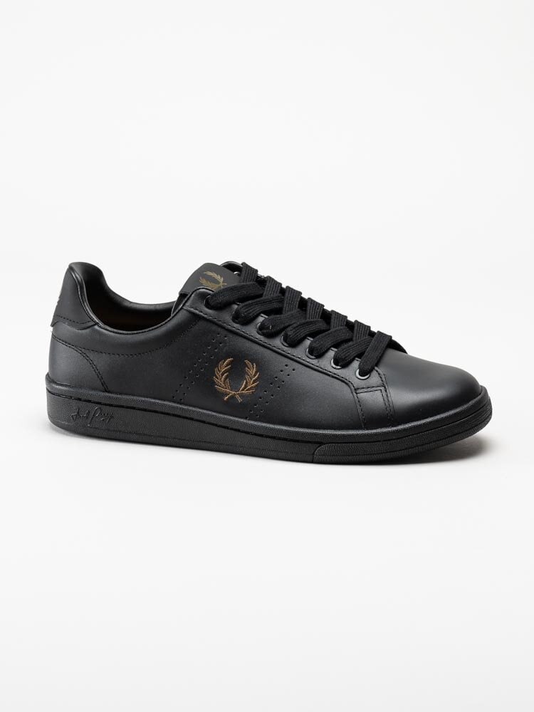 Fred Perry - B721 leather - Svarta sneakers i skinn