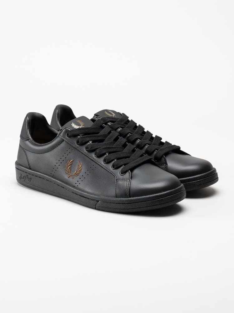 Fred Perry - B721 leather - Svarta sneakers i skinn