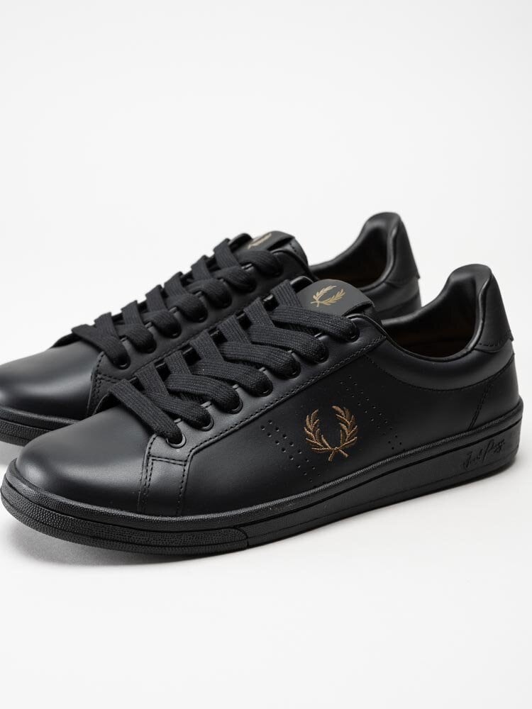 Fred Perry - B721 leather - Svarta sneakers i skinn