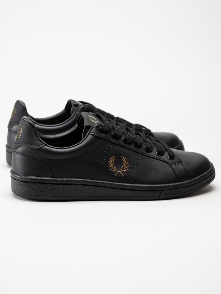 Fred Perry - B721 leather - Svarta sneakers i skinn