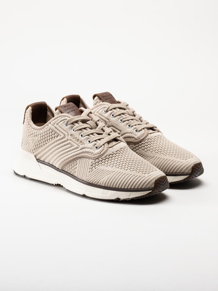 Gant Footwear - Beeker - Beige sneakers i textil