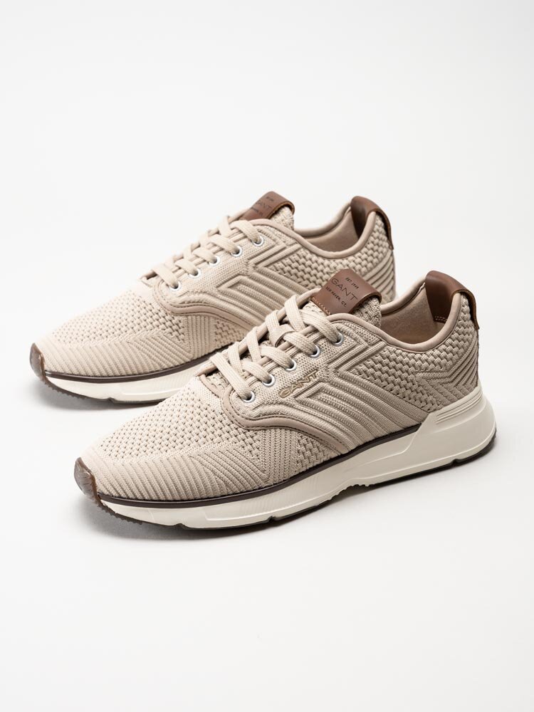 Gant Footwear - Beeker - Beige sneakers i textil