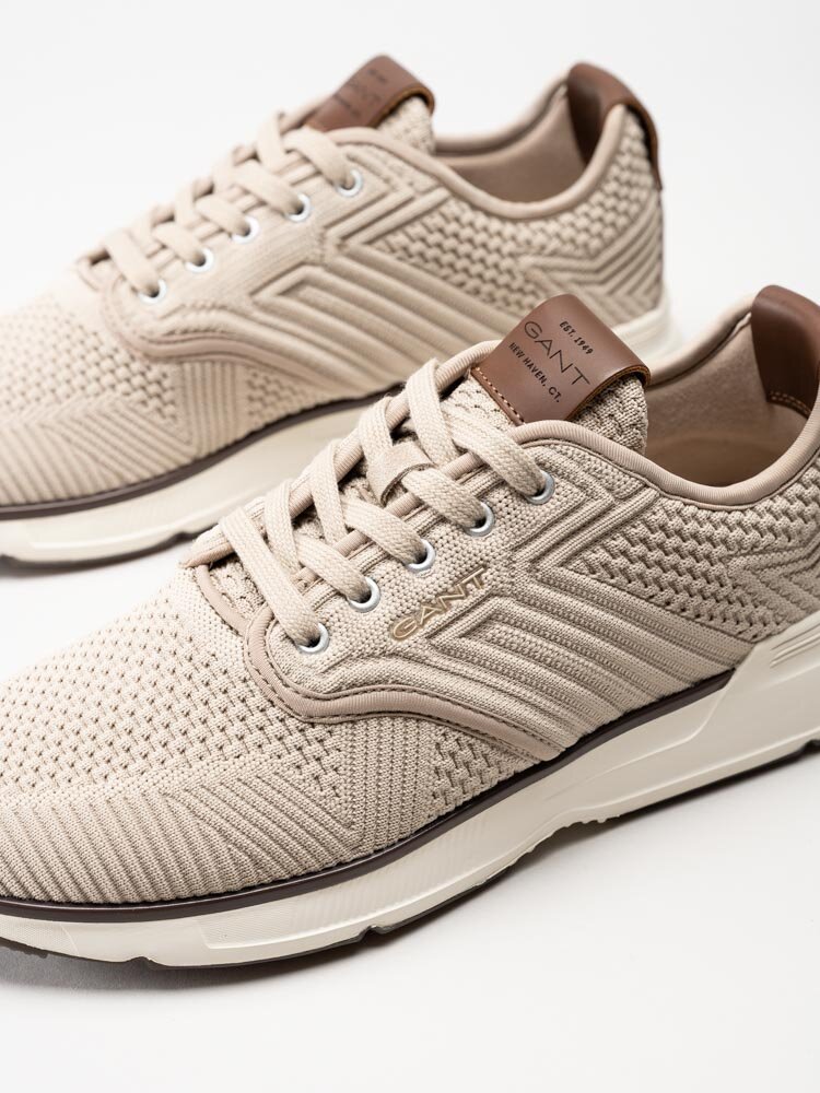 Gant Footwear - Beeker - Beige sneakers i textil
