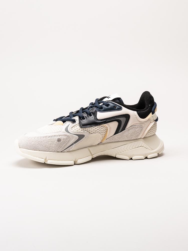 Lacoste - L003 Neo - Off white sneakers med svarta detaljer