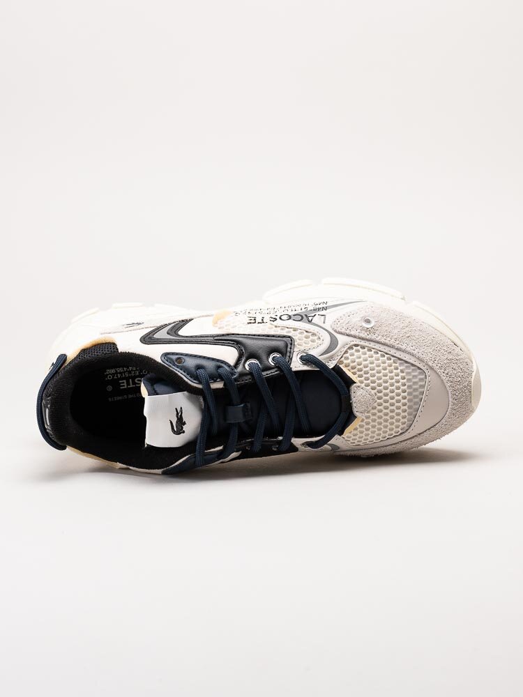 Lacoste - L003 Neo - Off white sneakers med svarta detaljer