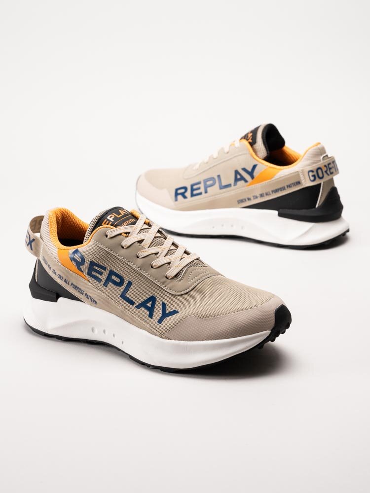 Replay - Altair Gore Summer - Beige sneakers med Gore-Tex