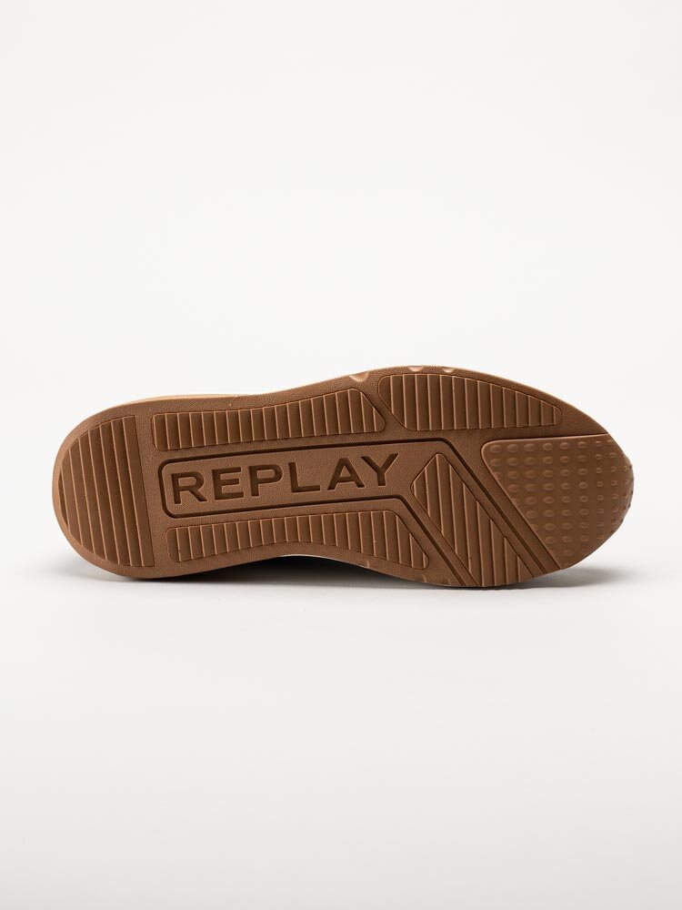 Replay - Tennet Full 2 - Mörkblå sneakers i textil