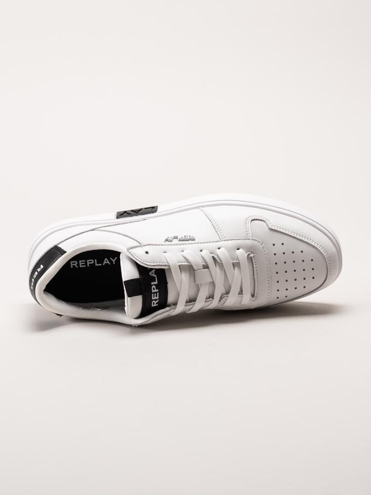 Replay - Polaris Court - Vita sneakers i skinn