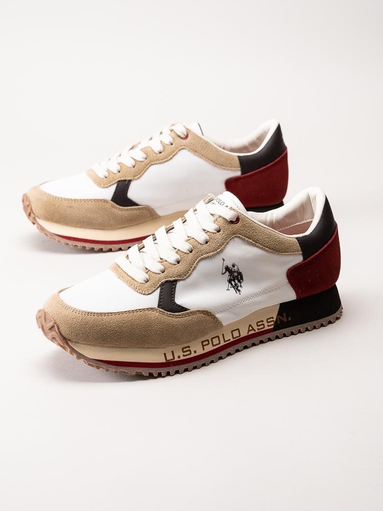 U.S. Polo Assn. - CLEEF001A - Multifärgade sneakers i textil och mocka